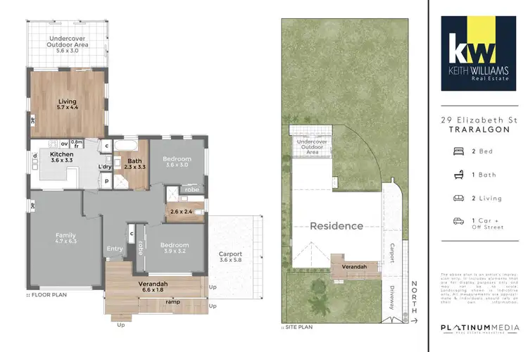Floorplan of Homely house listing, 29 Elizabeth Street, Traralgon VIC 3844
