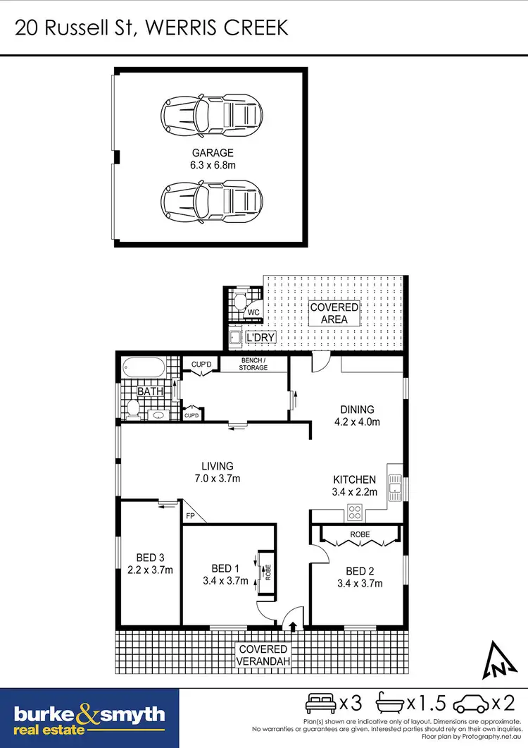 Floorplan of Homely house listing, 20 Russell Street, Werris Creek NSW 2341