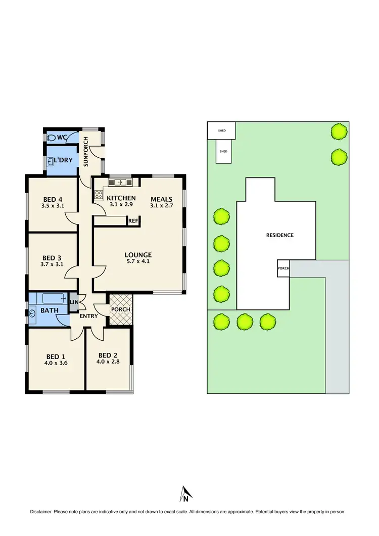 Floorplan of Homely house listing, 42 Griffiths Street, Bellfield VIC 3081