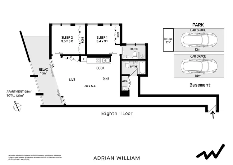 Floorplan of Homely apartment listing, 1811/6 Grove Street, Dulwich Hill NSW 2203