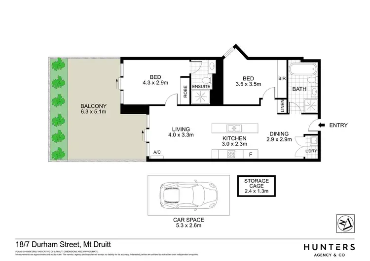 Floorplan of Homely apartment listing, Level G/18/7-9 Durham Street, Mount Druitt NSW 2770