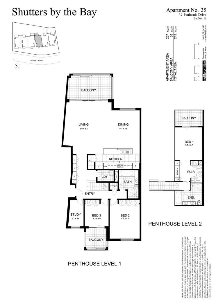 Floorplan of Homely apartment listing, 35/35-39 Peninsula Drive, Breakfast Point NSW 2137