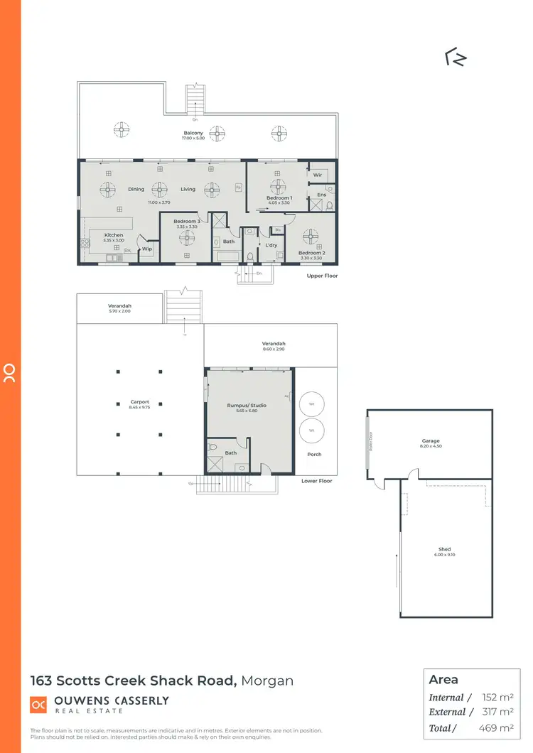 Floorplan of Homely house listing, 163 Scotts Creek Shack Road, Morgan SA 5320