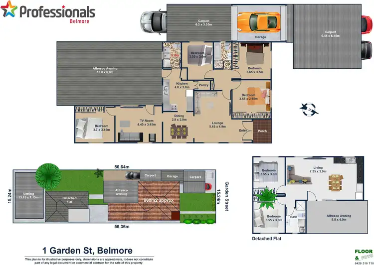 Floorplan of Homely house listing, 1 Garden Street, Belmore NSW 2192