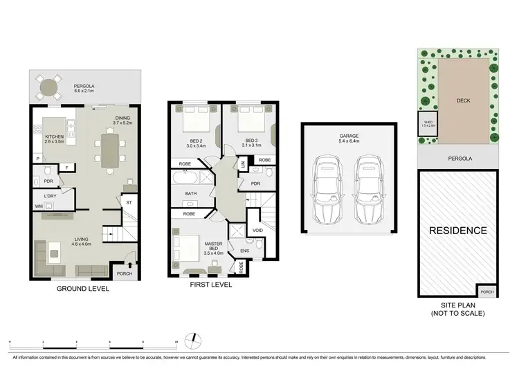 Floorplan of Homely townhouse listing, 4/52-54 Dobson Crescent, Baulkham Hills NSW 2153