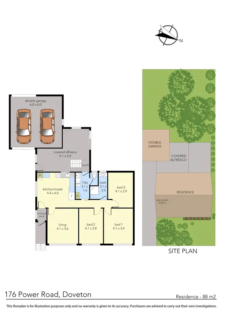 Floorplan of Homely house listing, 176 Power Road, Doveton VIC 3177