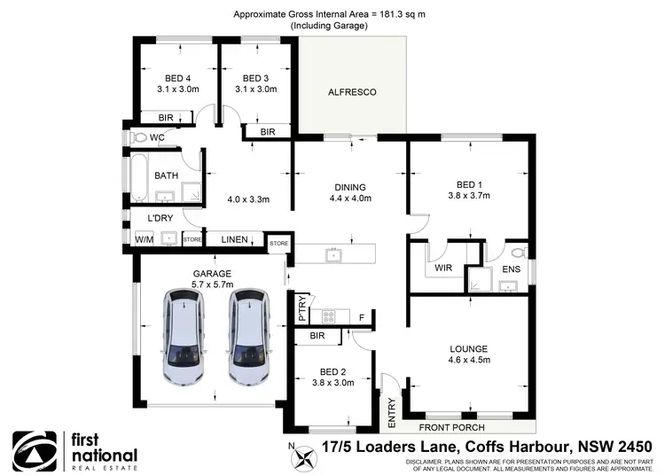 Floorplan of Homely house listing, 17/5 Loaders Lane, Coffs Harbour NSW 2450
