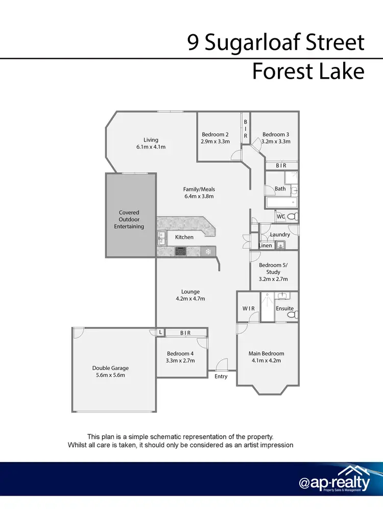 Floorplan of Homely house listing, 9 Sugarloaf Street, Forest Lake QLD 4078