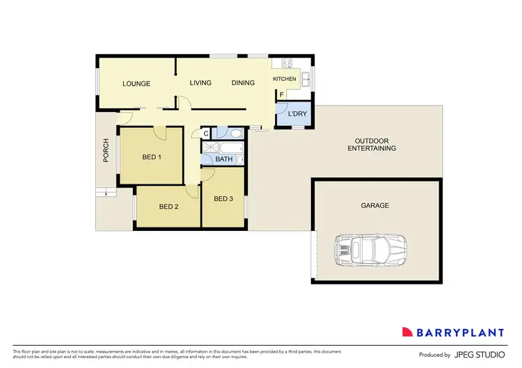 Floorplan of Homely house listing, 61 Leslie Street, St Albans VIC 3021