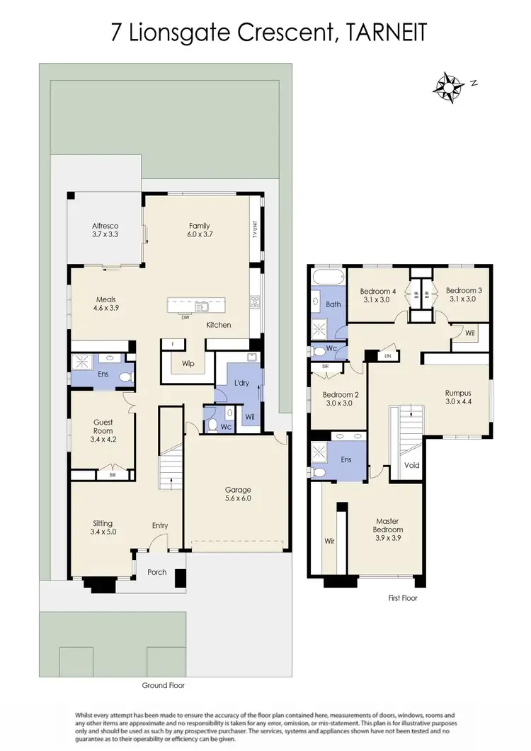 Floorplan of Homely house listing, 7 Lionsgate Crescent, Tarneit VIC 3029
