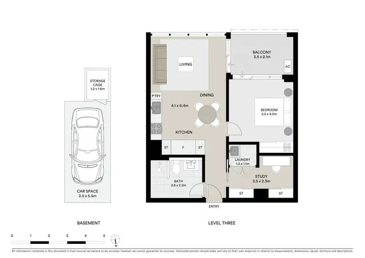 Floorplan of Homely apartment listing, 301/3 Foreshore Boulevard, Woolooware NSW 2230