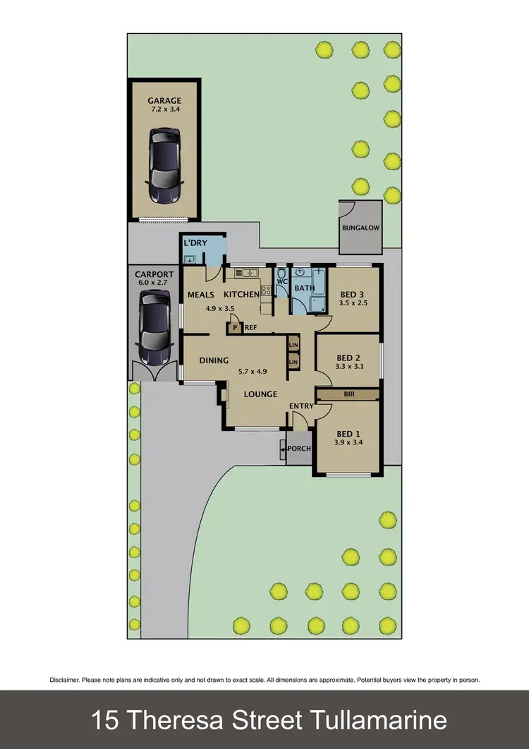 Floorplan of Homely house listing, 15 Theresa Street, Tullamarine VIC 3043
