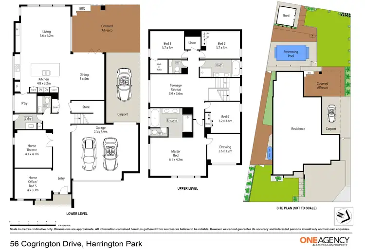Floorplan of Homely house listing, 56 Cogrington Drive, Harrington Park NSW 2567
