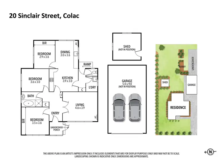 Floorplan of Homely house listing, 20 Sinclair Street, Colac VIC 3250