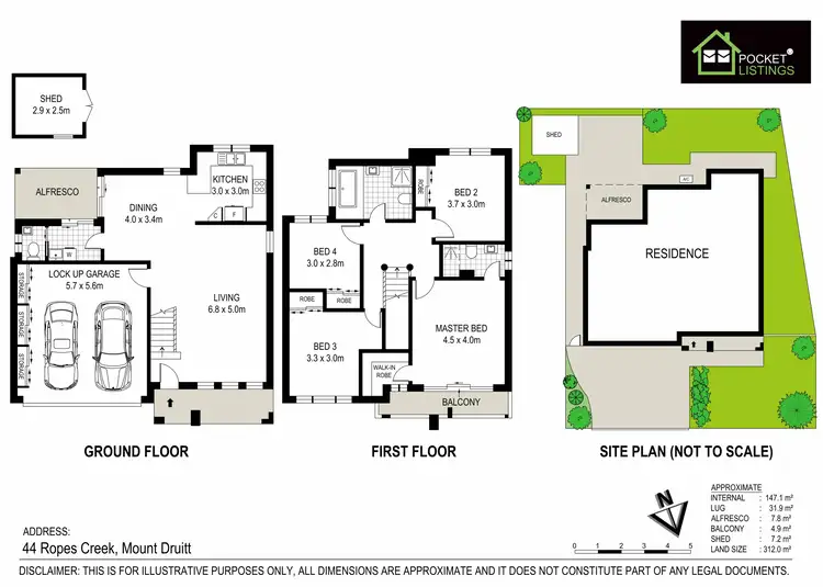 Floorplan of Homely house listing, 44 Ropes Creek Road, Mount Druitt NSW 2770