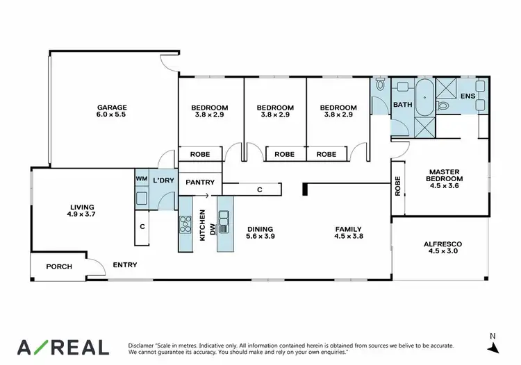 Floorplan of Homely house listing, 20 Penelope Close, Cranbourne North VIC 3977