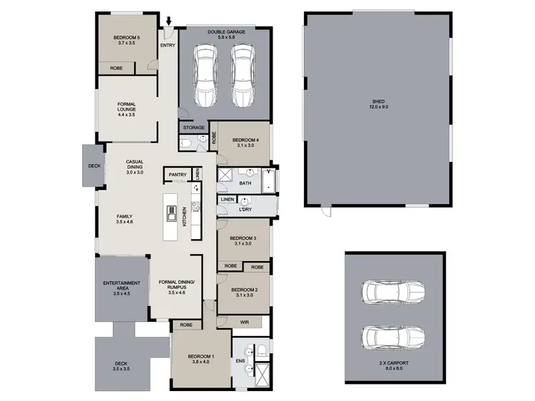 Floorplan of Homely house listing, 65 Crest Road, South Maclean QLD 4280