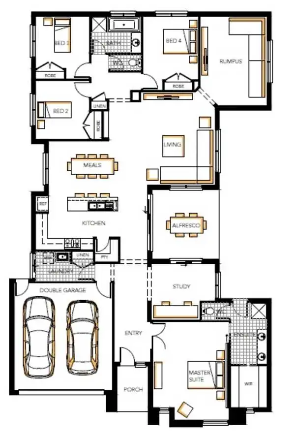 Floorplan of Homely house listing, 2 Red Maple Drive, Cranbourne West VIC 3977