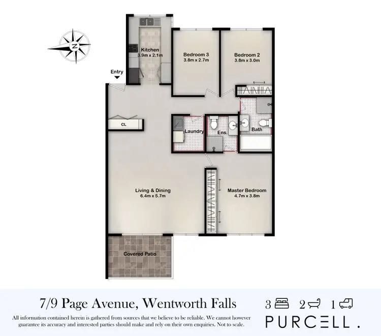 Floorplan of Homely unit listing, 7/9 Page Avenue, Wentworth Falls NSW 2782