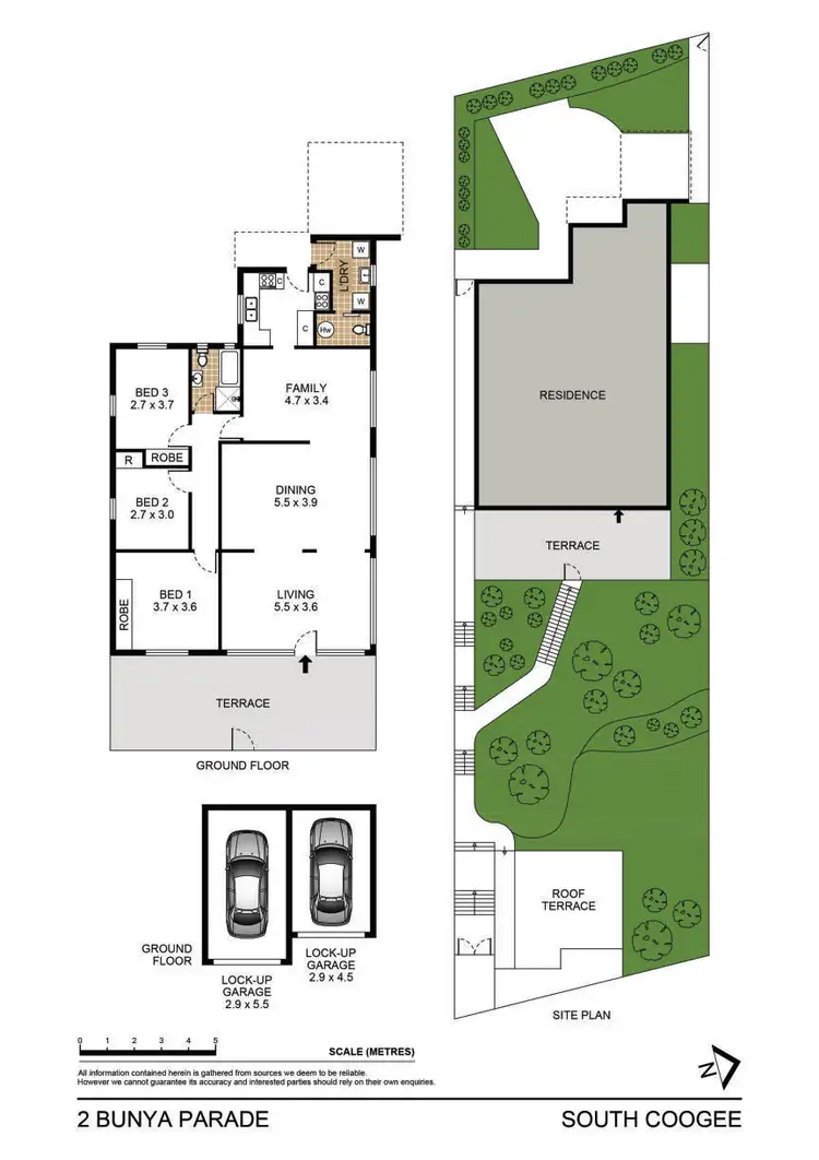 Floorplan of Homely house listing, 2 & 4 Bunya Parade, South Coogee NSW 2034