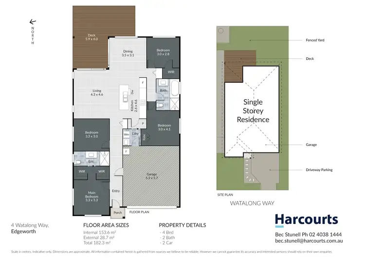 Floorplan of Homely house listing, 4 Watalong Way, Edgeworth NSW 2285