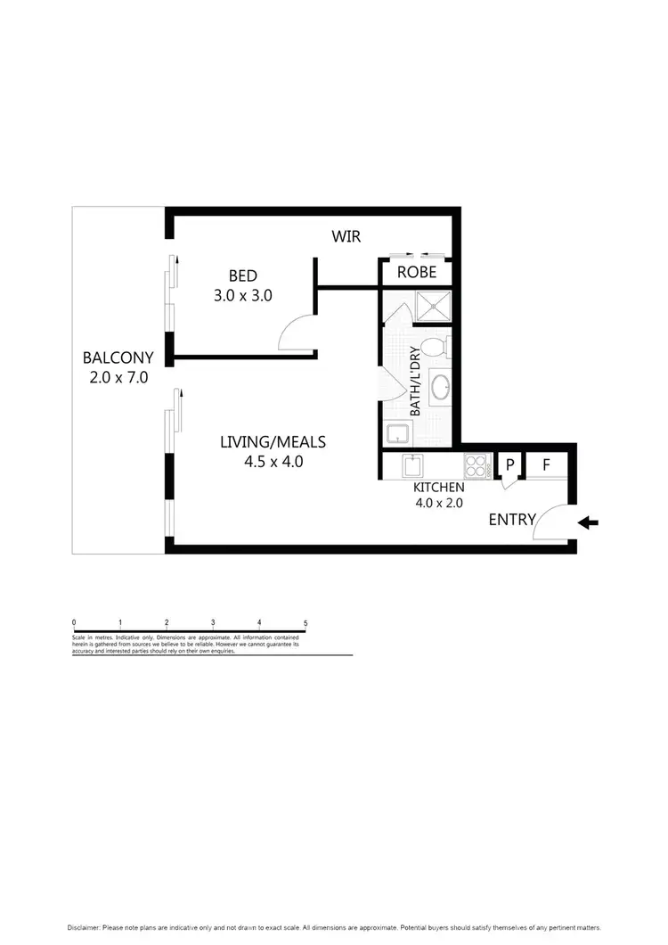 Floorplan of Homely apartment listing, 202/252A Union Road, Moonee Ponds VIC 3039