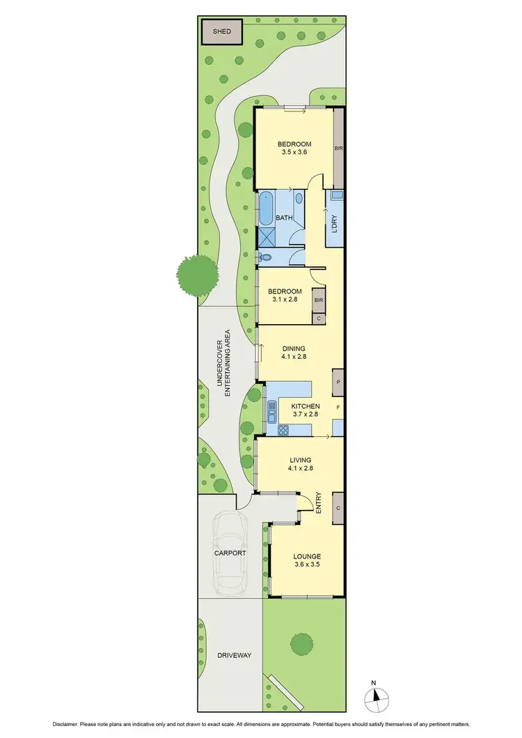 Floorplan of Homely house listing, 64A Market Street, Essendon VIC 3040