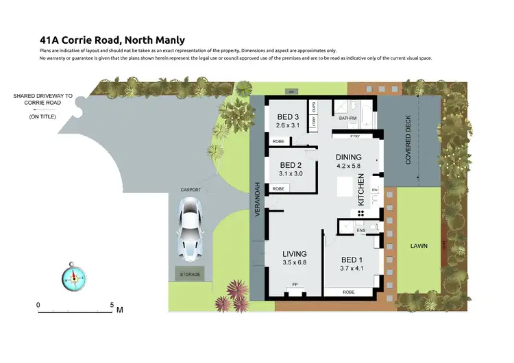 Floorplan of Homely house listing, 41A Corrie Road, North Manly NSW 2100
