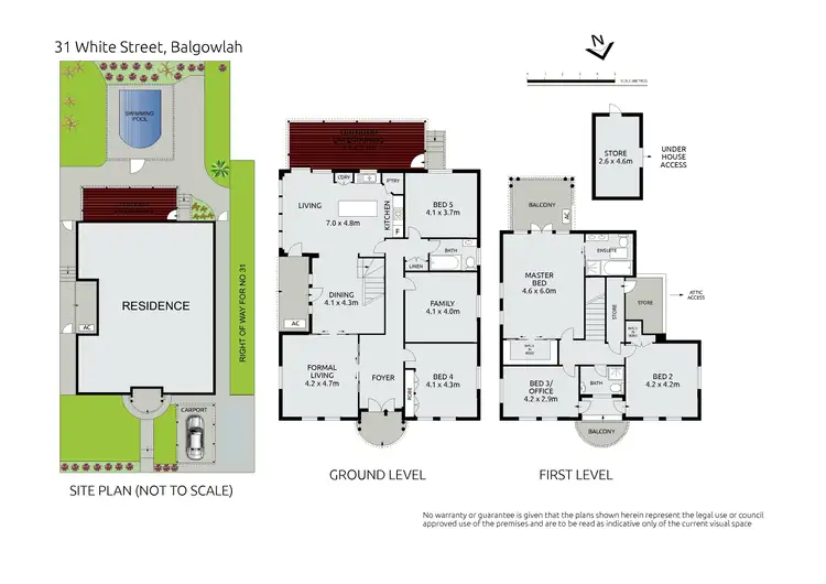 Floorplan of Homely house listing, 31 White Street, Balgowlah NSW 2093