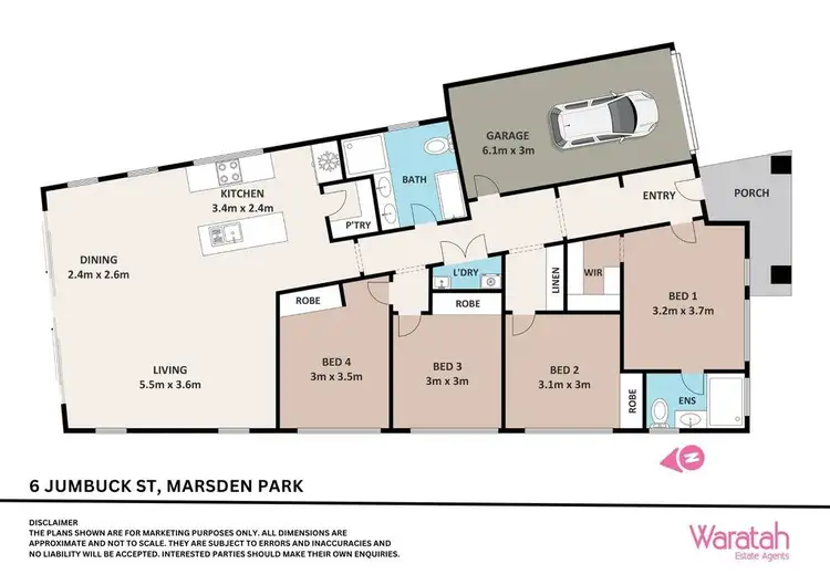 Floorplan of Homely house listing, 6 Jumbuck Street, Marsden Park NSW 2765