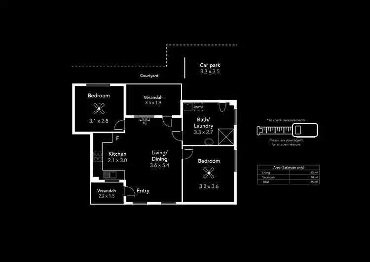 Floorplan of Homely unit listing, 5/7 Lorne Avenue, Magill SA 5072