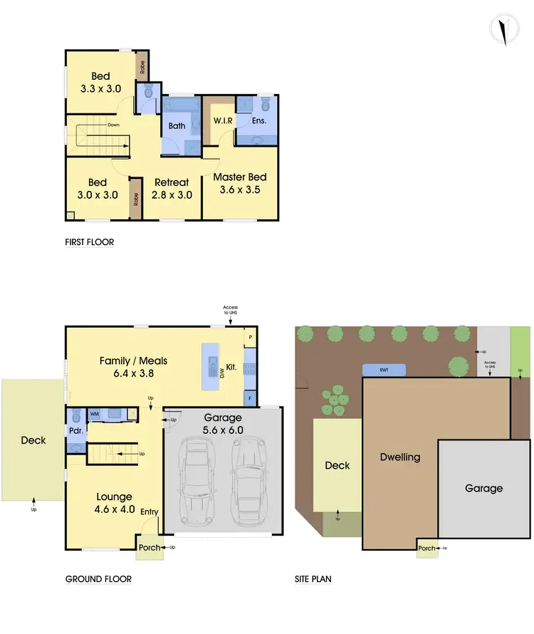Floorplan of Homely townhouse listing, 10/13-17 Moore Road, Vermont VIC 3133
