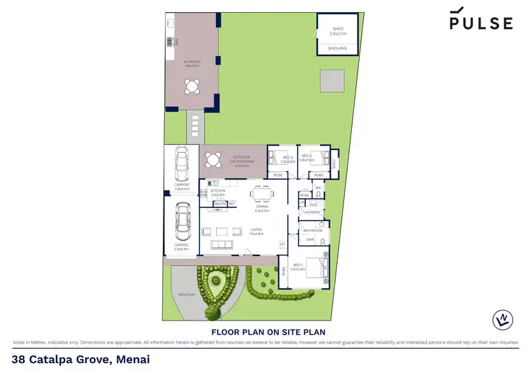 Floorplan of Homely house listing, 38 Catalpa Grove, Menai NSW 2234