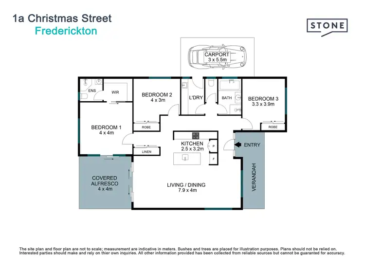 Floorplan of Homely house listing, 1A Christmas Street, Frederickton NSW 2440
