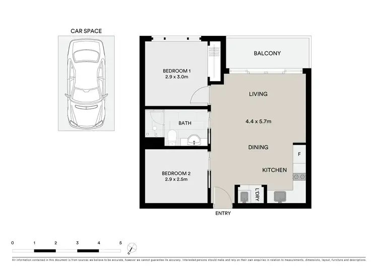 Floorplan of Homely apartment listing, 203/7 Brighton Road, St Kilda VIC 3182