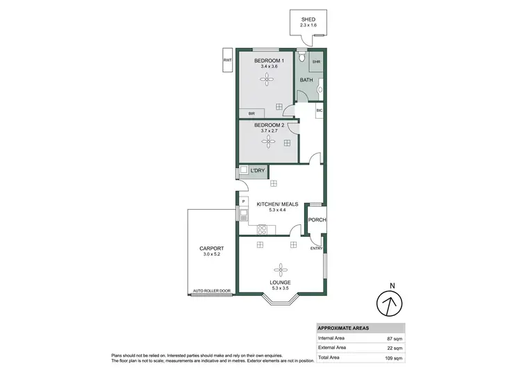 Floorplan of Homely unit listing, 3/17 Sandford Street, Kensington Gardens SA 5068