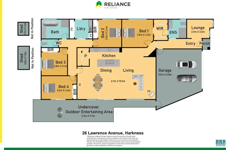 Floorplan of Homely house listing, 26 Lawrence Avenue, Harkness VIC 3337