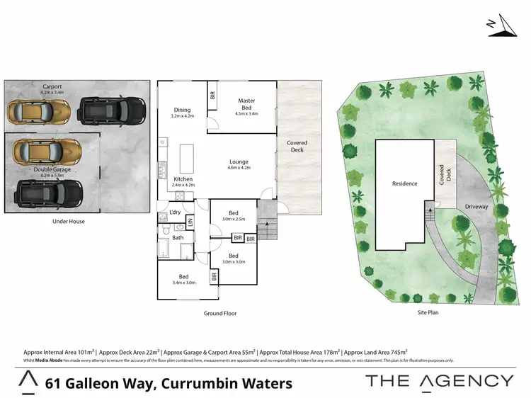 Floorplan of Homely house listing, 61 Galleon Way, Currumbin Waters QLD 4223