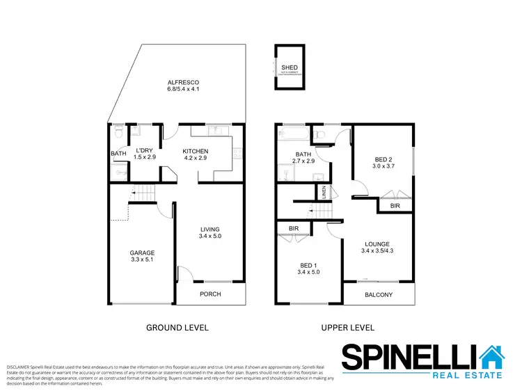 Floorplan of Homely townhouse listing, 4/13 Grove Circuit, Lake Illawarra NSW 2528