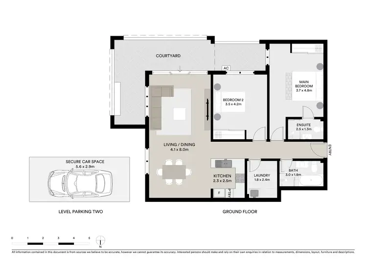 Floorplan of Homely apartment listing, 3/1317-1321 Princes Highway, Heathcote NSW 2233