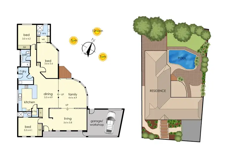 Floorplan of Homely house listing, 141 Rosedale Grove, Frankston South VIC 3199
