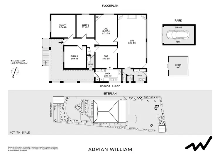 Floorplan of Homely house listing, 25 Hocking Avenue, Earlwood NSW 2206