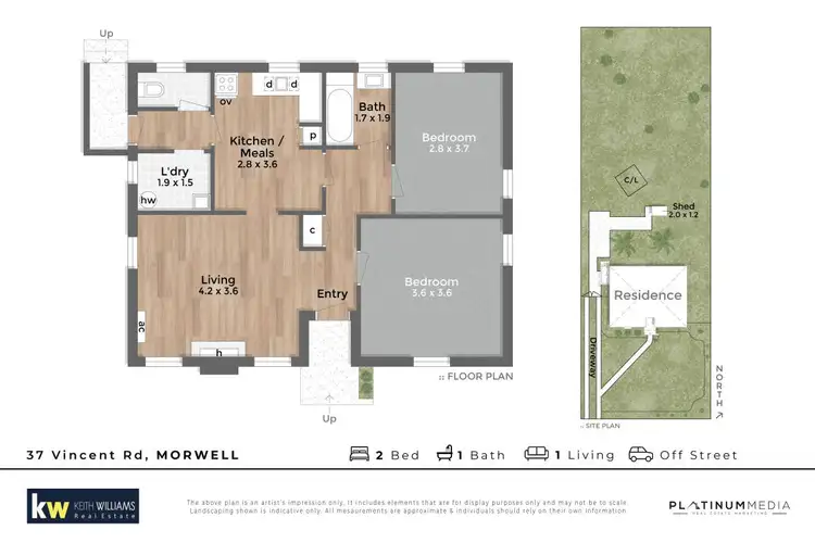 Floorplan of Homely house listing, 37 Vincent Road, Morwell VIC 3840