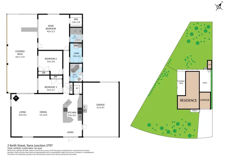 Floorplan of Homely house listing, 2 Keith Street, Yarra Junction VIC 3797