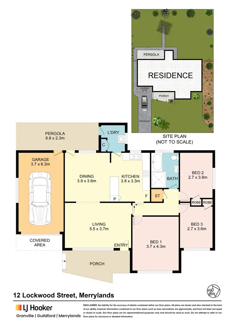 Floorplan of Homely house listing, 12 Lockwood Street, Merrylands NSW 2160