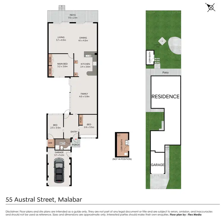 Floorplan of Homely house listing, 55 Austral Street, Malabar NSW 2036