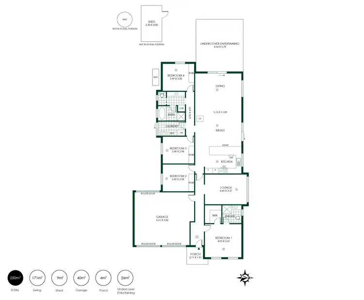 Floorplan of Homely house listing, 17 Rule Court, Littlehampton SA 5250