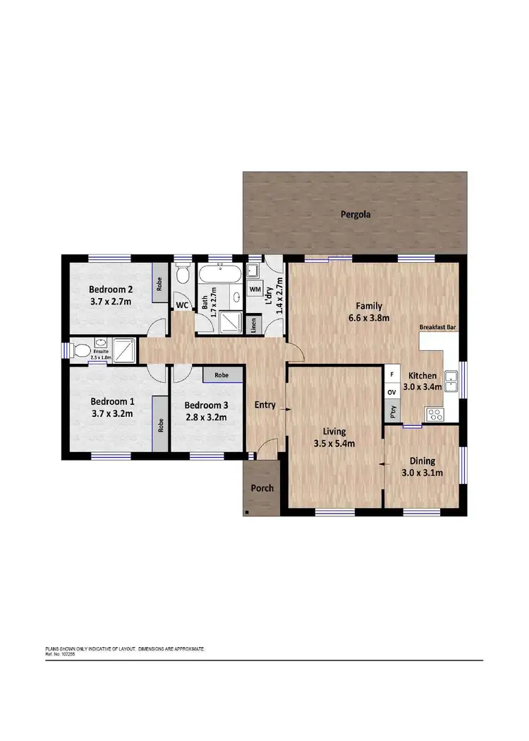 Floorplan of Homely house listing, 3 Freda Gibson Circuit, Theodore ACT 2905