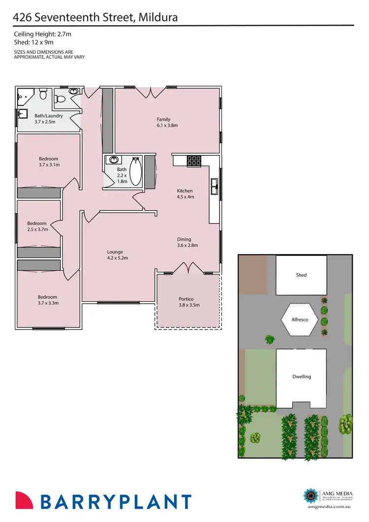 Floorplan of Homely house listing, 426 Seventeenth Street, Mildura VIC 3500