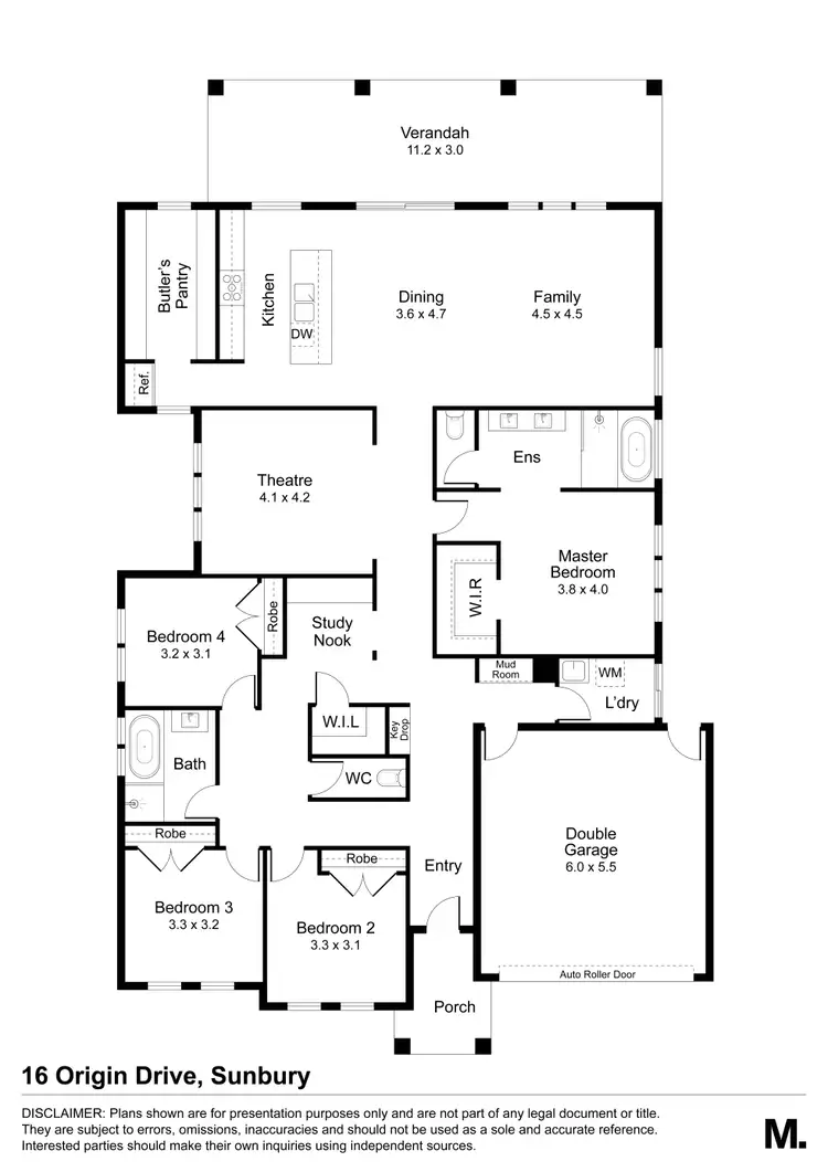 Floorplan of Homely house listing, 16 Origin Drive, Sunbury VIC 3429